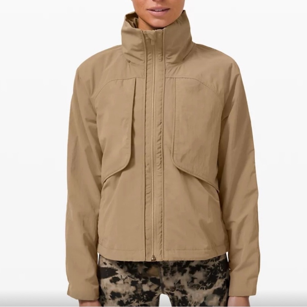 Lululemon Athletica Tan Utility Jacket